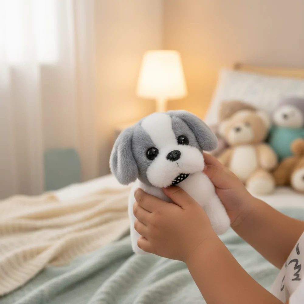 Robot Dog Toy Plush Barking Dog Toy Interactive Companion - Image 4